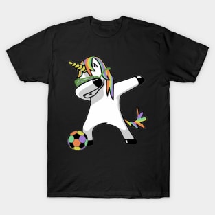 Dabbing Unicorn and Unicorn Dab Soccer Shirts T-Shirt